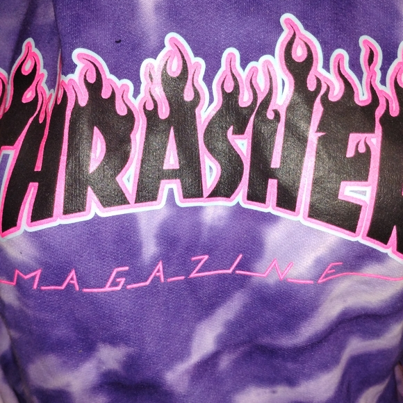 Thrasher Pants - Thrasher Magazine Purple Hoodie